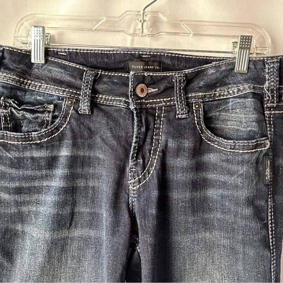 Silver Jeans Suki Mid Rise Slim Bootcut long - Picture 6 of 9